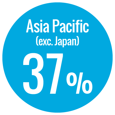 Asia Pacific(etc. Japan) 37%